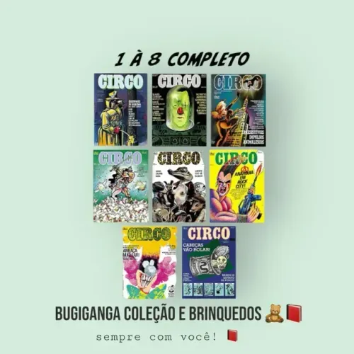 CIRCO 1à8 e CIRCO ESPECIAL - completo - década 80 !
