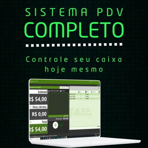 Sistema PDV Completo - Controle seu caixa hoje mesmo!