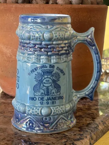 Caneca de Chopp Antiga do Festival do Chopp - Rio de Janeiro