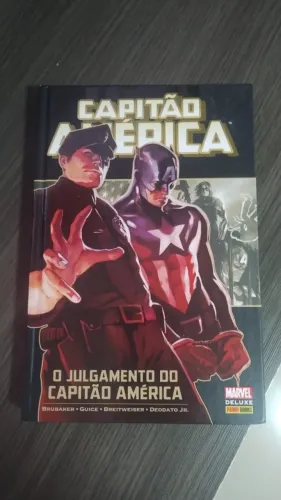 Capitão América O Julgamento do Capitão América Marvel Deluxe