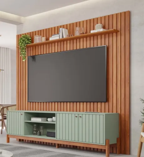 Rack e Painel Ripado Novo Pronta Entrega 