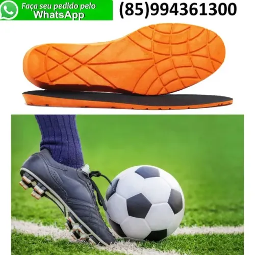 Par Palmilha Em Gel Conforto Anti-impacto Ideal Para Chuteira Futebol Society Futsal