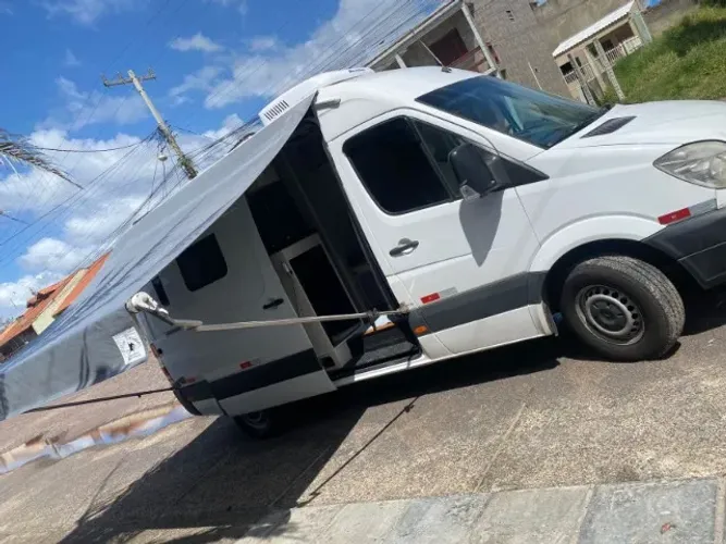 MOTORHOME MARAVILHOSO Mercedes-Benz Sprinter 311 Furgão Longo Teto Alto Dies 2014