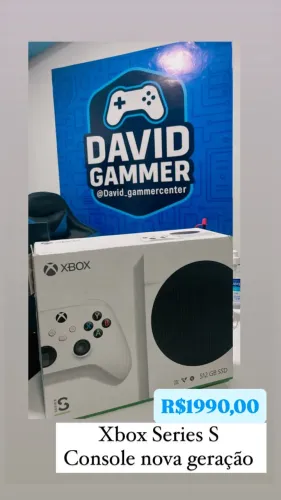 XBOX SÉRIES S. CONSOLE NOVA GERAÇÃO, COMPLETO! Totalmente original