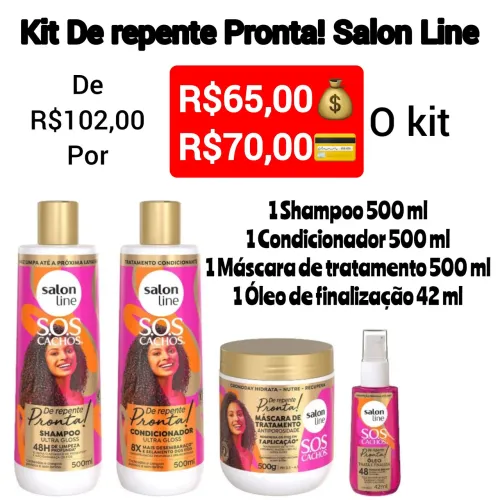 Kit De Repente Pronta-Salon Line