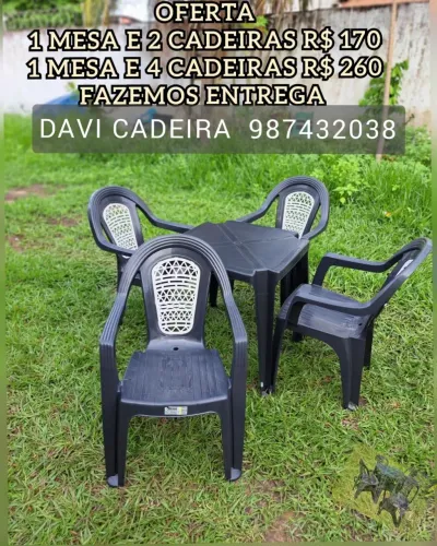 CONJUNTO DE MESA E CADEIRA AJ.SNXUS. DJSMX USS7 X DKDM XUSMD CUSMD CD. C SJMW DU DMS.D US