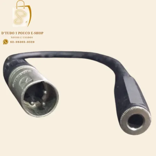 Cabo P2 Femea Para Xlr Macho 