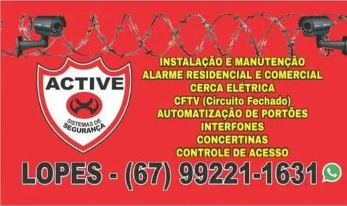 Instalador de sistemas de segurança