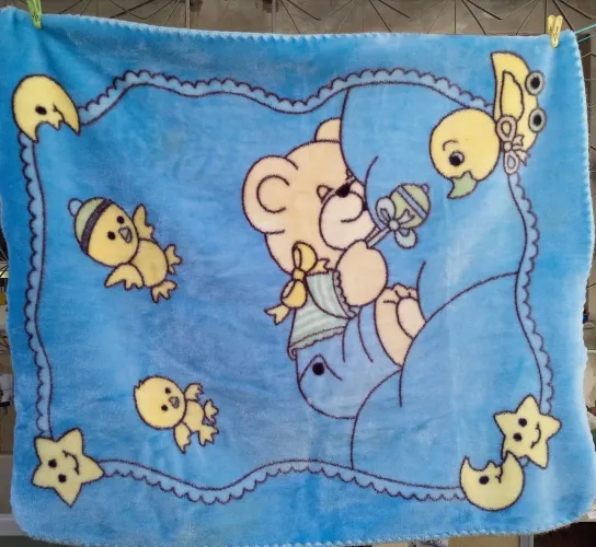 Cobertor Bebê - Ursinho - Azul