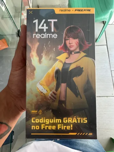 Realme 14t  free fire novo lacrado 256gb