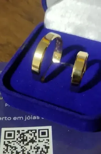 Alianças Ouro 18 Kilates Par Casal 2.50 Gramas 3 mm Maciça 