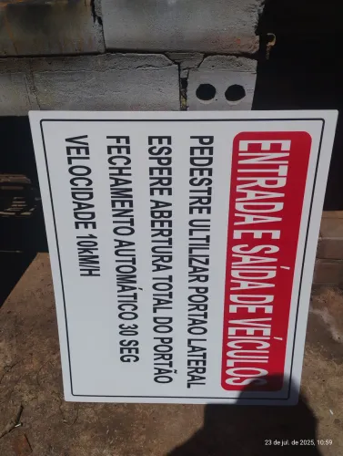 Sinalização para Condomínios 