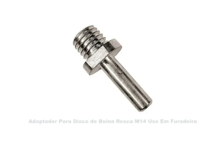 Adaptador Para Disco de Boina Rosca M14 Uso Em Furadeira