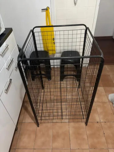Cesto Organizador de Metal Preto