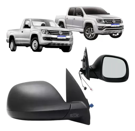 Retrovisor Volkswagen Amarok Preto 2010 A 2024 Elétrico Ld