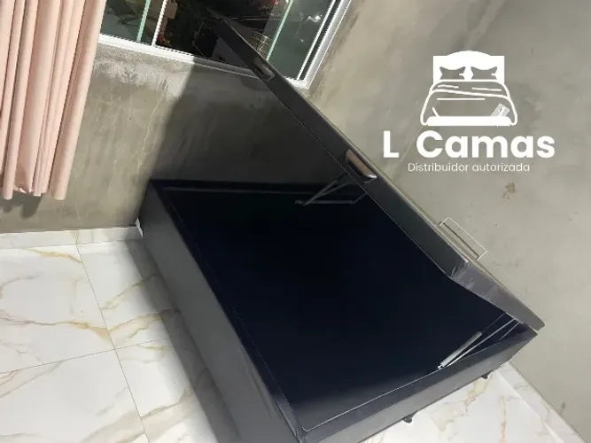 Bau Casal Marrom Corino