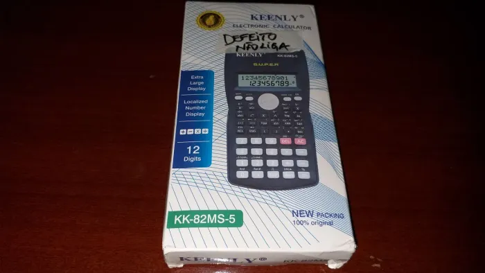 Calculadora Científica Keenly Kk-82MS-5 Modelo Paralelo Casio Defeito