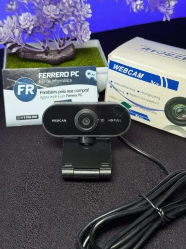  Webcam HD para Computador/Notebook