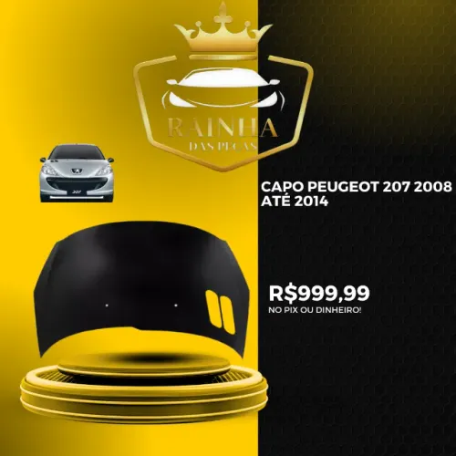 Capo Peugeot 207 2008 até 2014