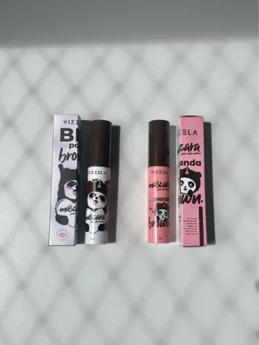 Máscara de Cílios Marrom No panda - Vizzela