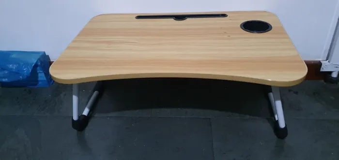 Mesinha portátil dobrável notebook mesinha mdf cama sofá