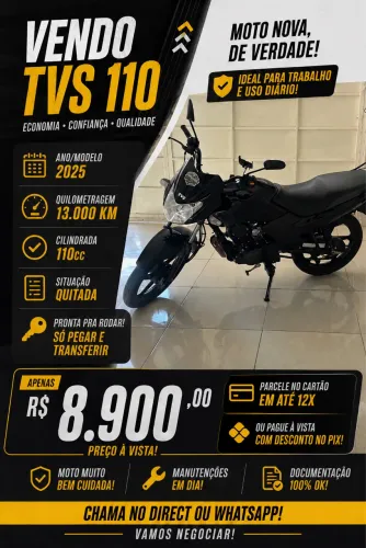 Mottu Sport 110i 2025 | 13 Mil Km | Muito Nova