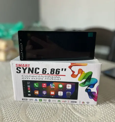 Central Multimídia Smart Sync 6.86" FP Import (Nova na Caixa / Android 12)