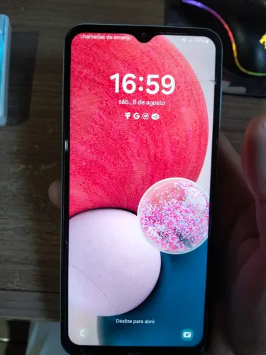 Samsung Galaxy a13 azul claro de 128 gb de armazenamento usado