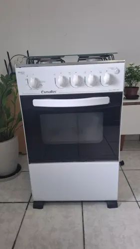 Fogão 4 Bocas Esmaltec Veneza Super Branco - Tudo Funcionando Perfeitamente!