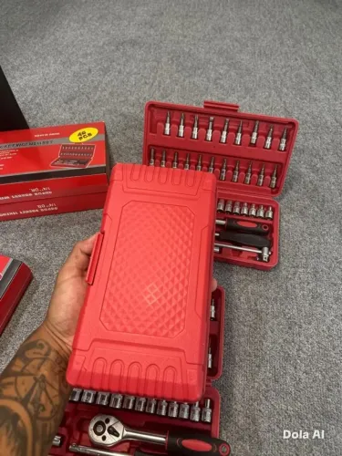 ?MALETA DE FERRAMENTAS COMPLETA COM CATRACA E BITS? ?