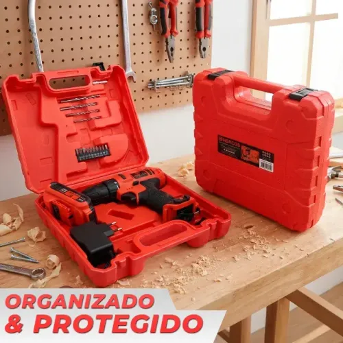 Parafusadeira Furadeira Recarregável Sem Fio 12v