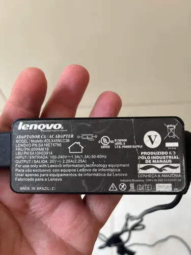 Carregador original Lenovo
