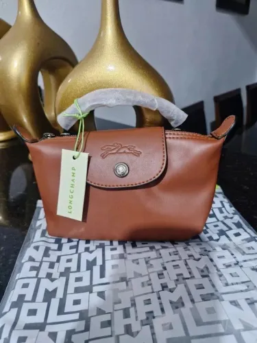 Longchamp Le Pliage Pouch XS Xtra Cognac
