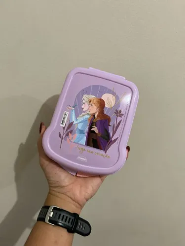Sanduicheira Lancheira Passeio Frozen Anna Elsa Plasútil