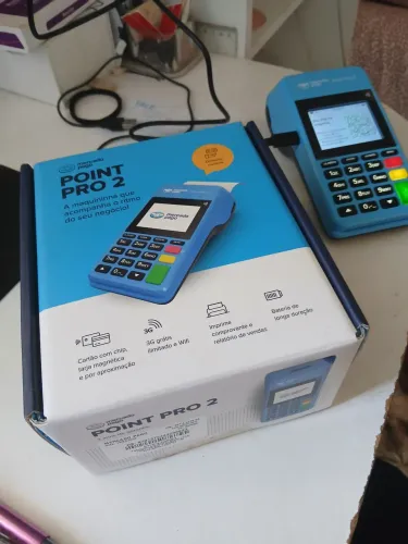 MÁQUINA DE CARTÕES POINT PRO2 MERCADO PAGO