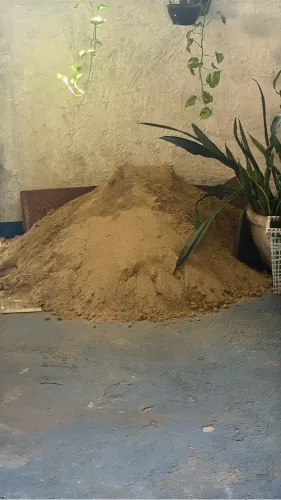 Areia mèdia/ doação 