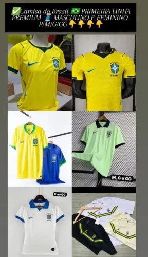 Camisa do Brasil, primeira linha Premium. 