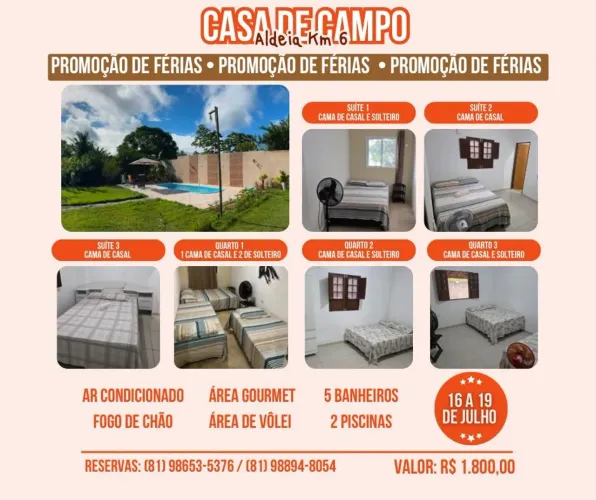 Casa de Campo ALDEIA Km 06