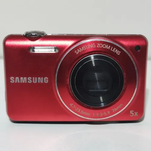 Câmera Digital Samsung ST93 16.1MP 5x Vermelha com Acessórios e Brinde