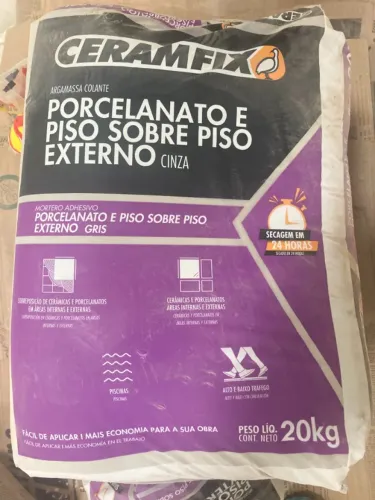 Argamassa Ceramfix AC III (kit com 5 pacotes de 20kg cada)