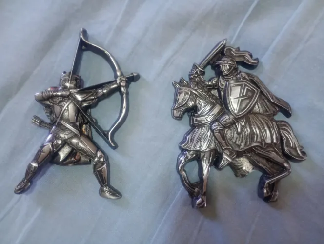 2 medalhas guerreiros 