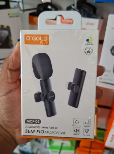 Microfone Lapela Sem Fio ?Gold Pro Vídeo Live Celular - entrega em são Luís e região
