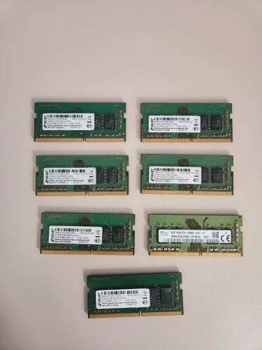 7 unidades memória ddr4 8gb 2666mhz notebook (valor unitário)