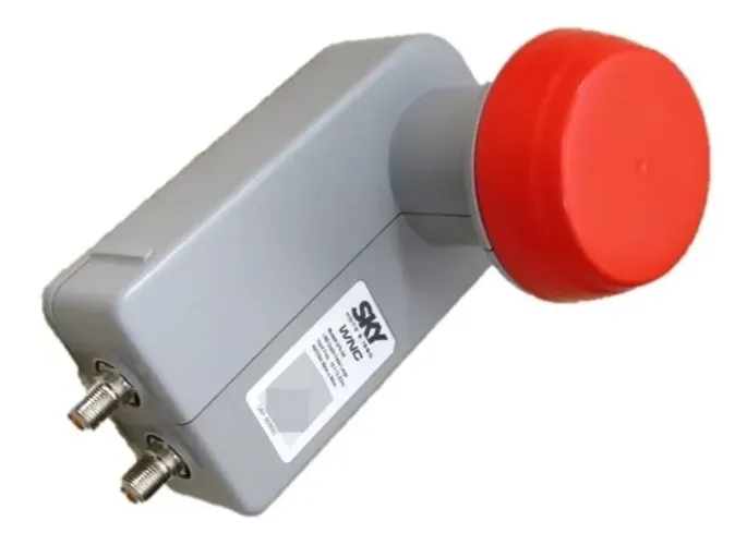 LNB Otimizado Duplo Faixa Larga (Ideal Para sistemas SKY)