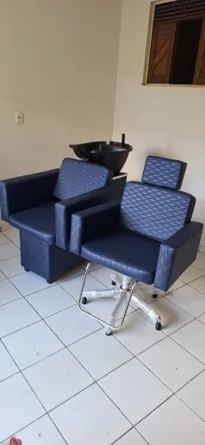 Cadeira para salão e lavatorio novo!