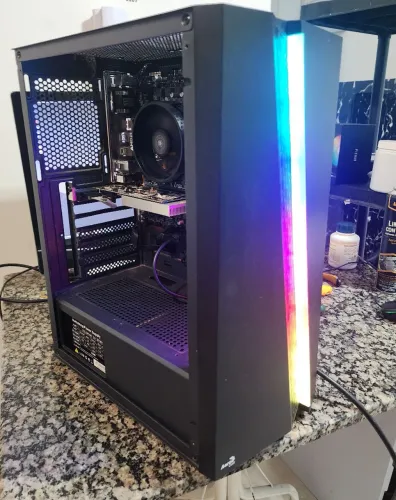 Computador ryzen 5 semi gamer 16gb ddr4 ssd placa de video 