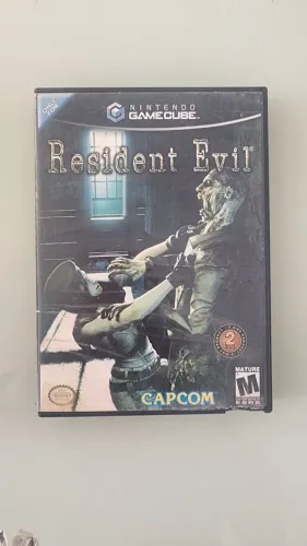jogo resident evil 1 gamecube completo com manuais