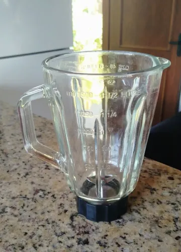 Copo de liquidificador de vidro 