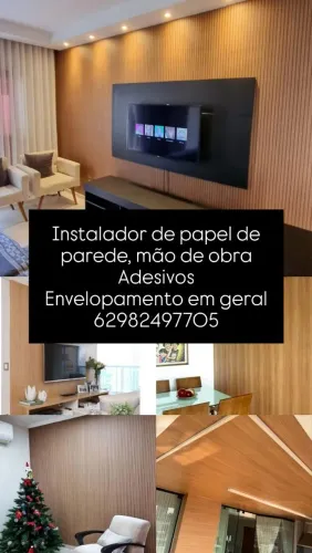 Papel de parede instalação