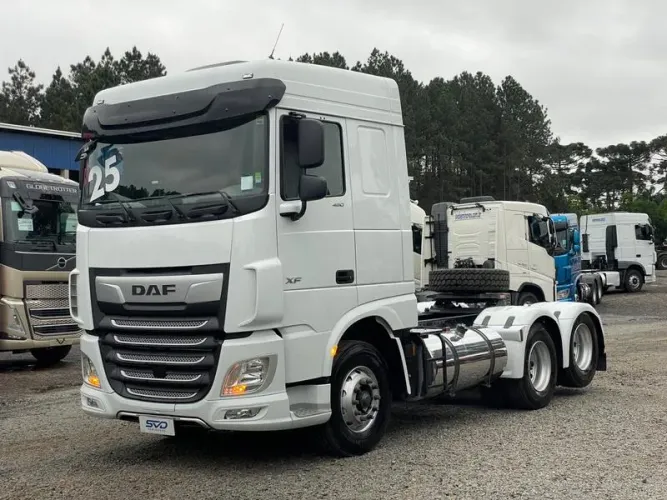 DAF XF 480 6X2 ANO 2025 EURO 6 - COM 91 MIL KM - PARALAMAS PERSONALIZADOS